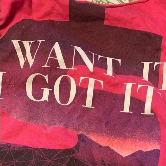 "I want it I got it" Pink Tee Shirt - Large - Picture 2 of 7